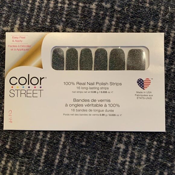 Color Street Real Nail Polish Strips Soho - Vert it - Picture 1 of 4